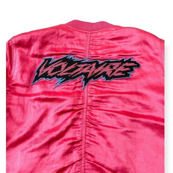 Zadig & Voltaire Ben Bomber Jacket, Pink, Fuchsia, Size M - Picture 11 of 16